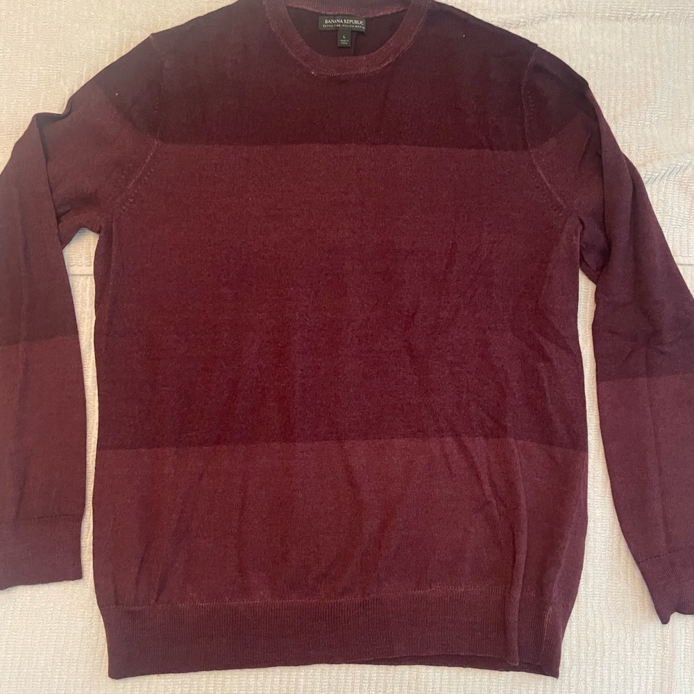 Banana republic men's xtra fine Italian merino NWOT
